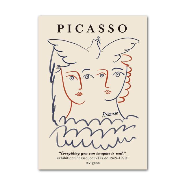 Henri Matisse Picasso Abstrakcyjny Obraz na Płótnie