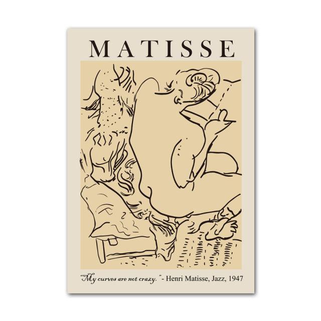 Henri Matisse Picasso Abstrakcyjny Obraz na Płótnie