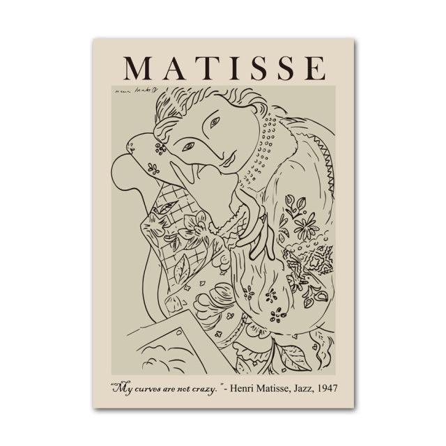 Henri Matisse Picasso Abstrakcyjny Obraz na Płótnie