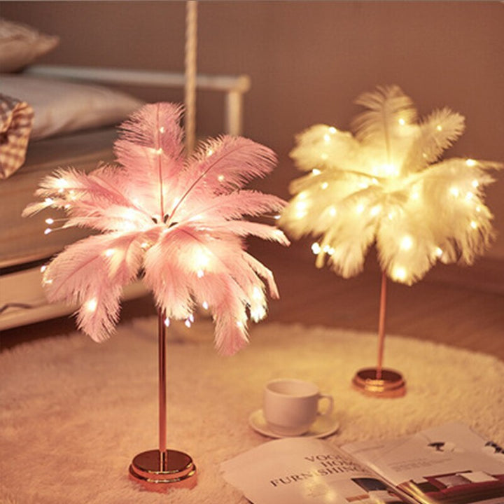 Lampa stołowa Feather Palm Creative