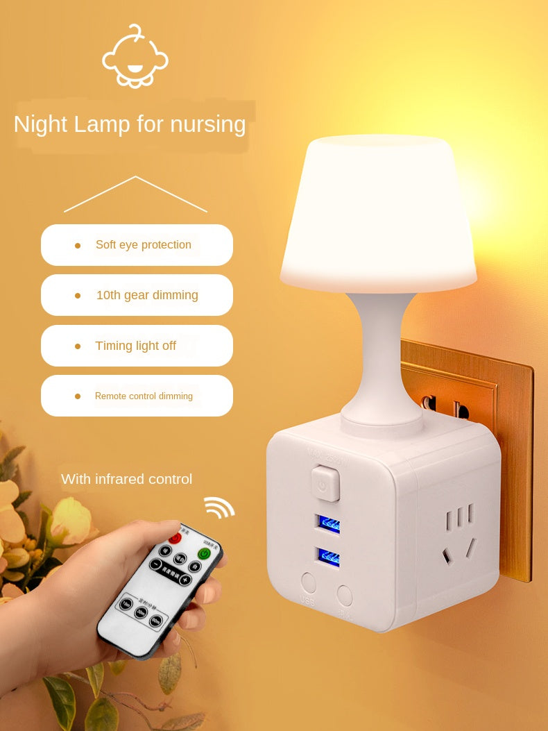Luminous Night Light z Pilotem |