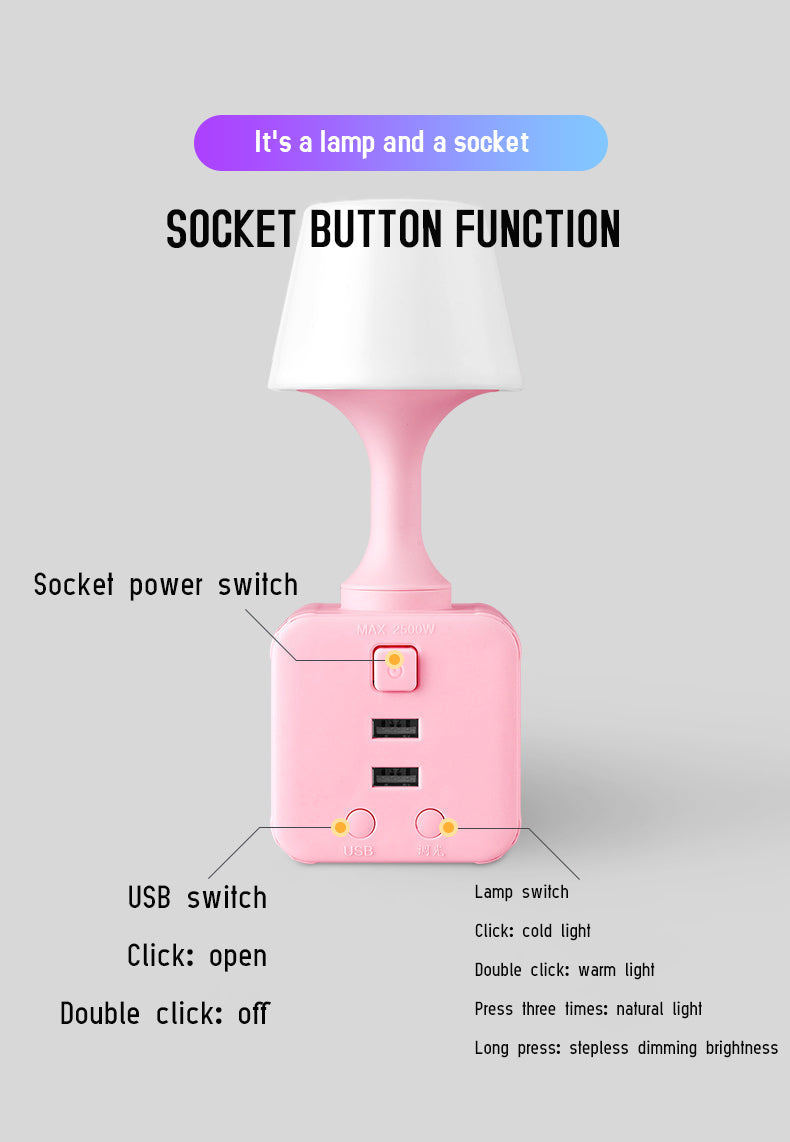 Luminous Night Light z Pilotem |