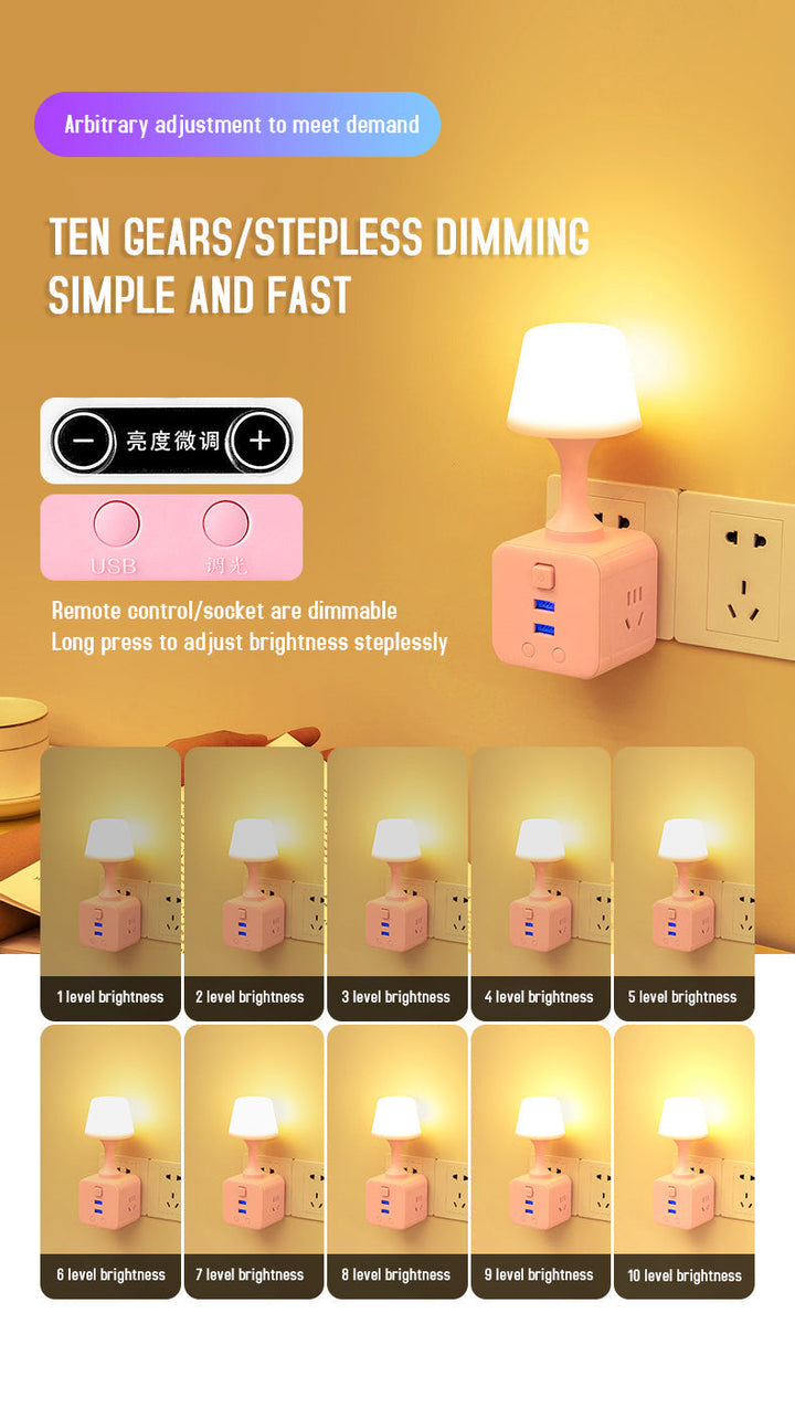 Luminous Night Light z Pilotem |