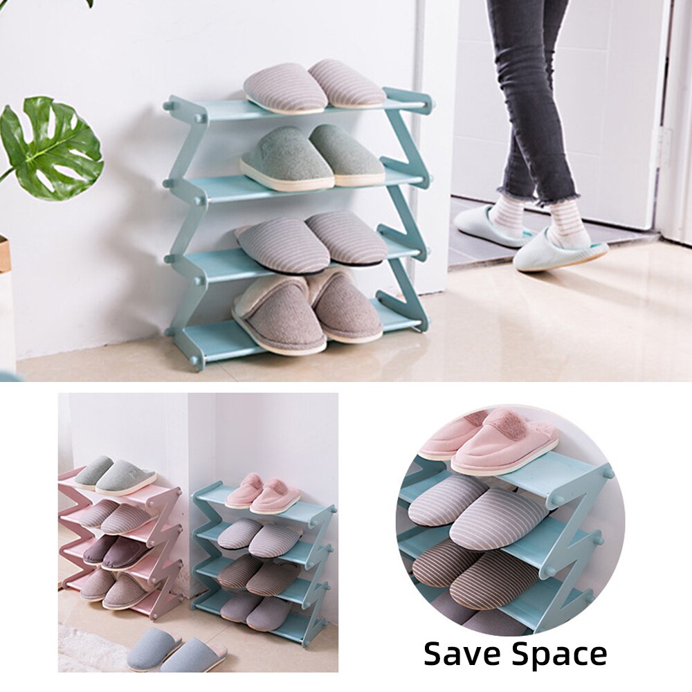 Minimalistyczny regulowany organizer na biurko i wieszak na buty
