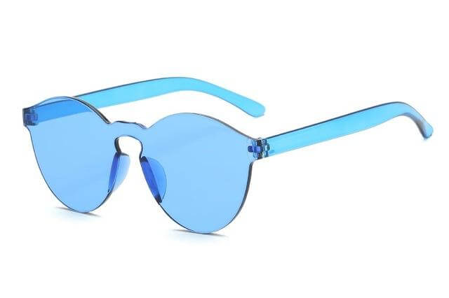 Okrągłe Lustrzane Okulary Przeciwsłoneczne
