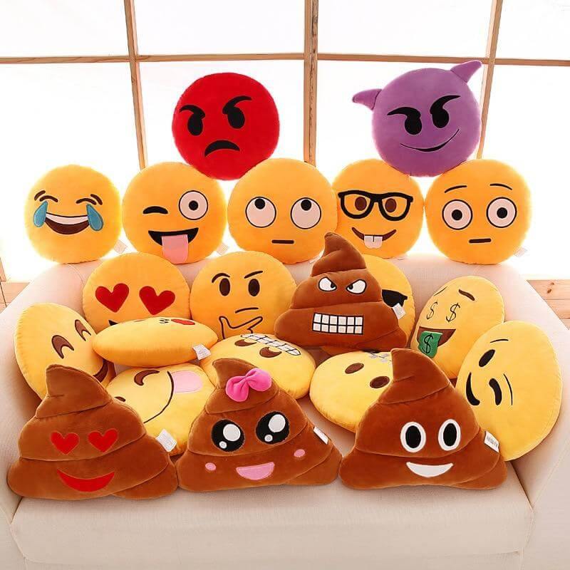Kompletny Zestaw Poduszek Emoji