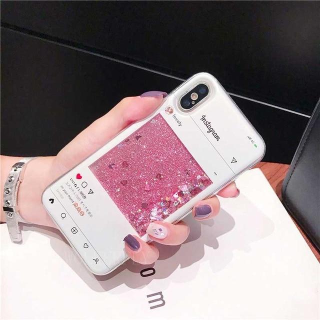Piękna w Różowym Etui na Telefon |