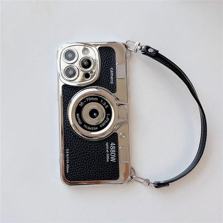 Etui na iPhone w stylu vintage z 3D retro designem