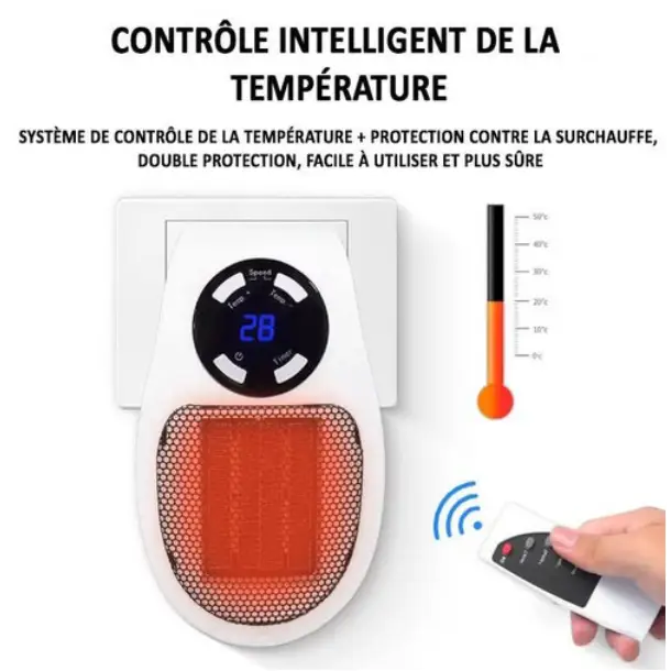 Ultra-kompaktowy ceramiczny grzejnik HeatCompact