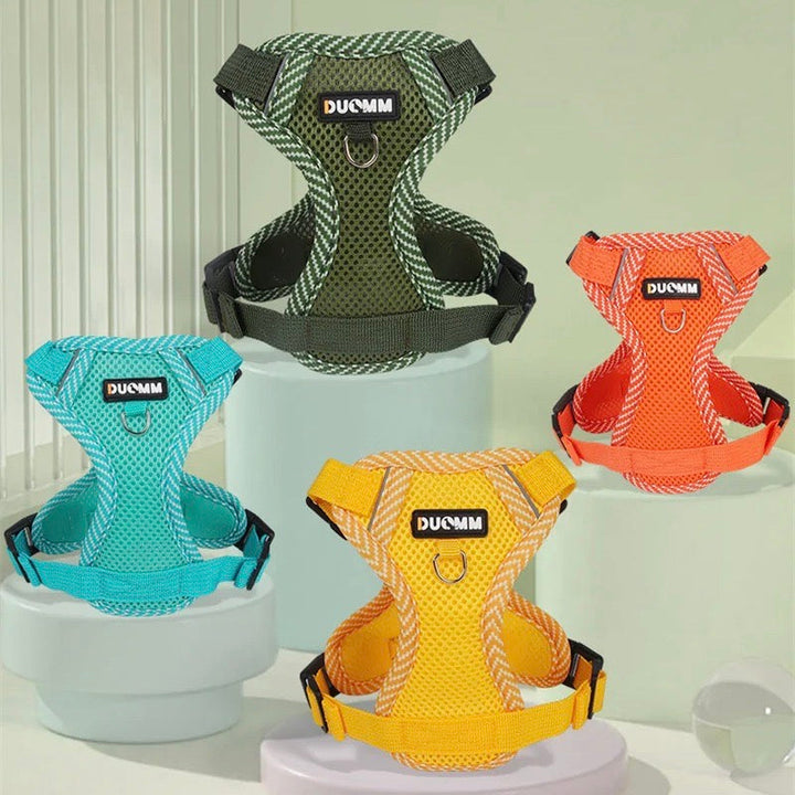 Zestaw odblaskowej uprzęży i smyczy dla małych psów - AirFlex