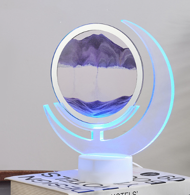 Księżycowy Kształt Nocna Lampa Sand Serenity