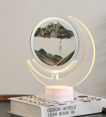 Księżycowy Kształt Nocna Lampa Sand Serenity