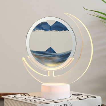 Księżycowy Kształt Nocna Lampa Sand Serenity