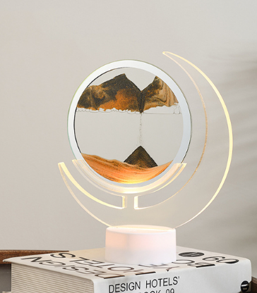 Księżycowy Kształt Nocna Lampa Sand Serenity