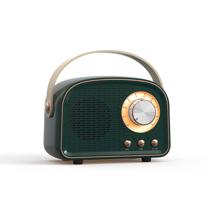 Retro Okrągły Głośnik Bluetooth