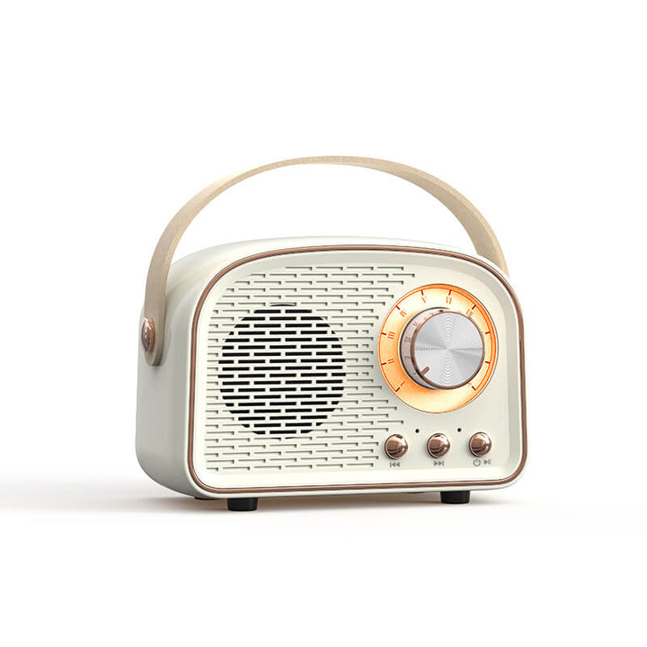 Retro Okrągły Głośnik Bluetooth