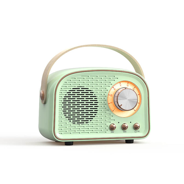 Retro Okrągły Głośnik Bluetooth