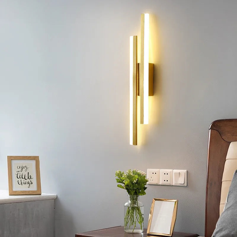 DoubliGlow | Minimalistyczna nowoczesna lampa ścienna LED