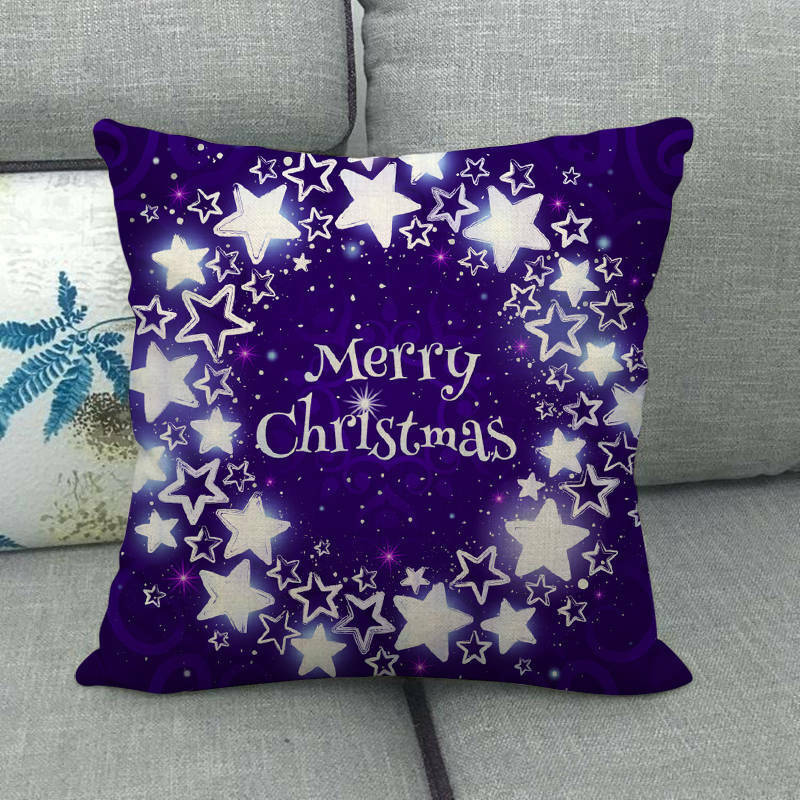 18" Poduszki Merry Xmas Pokrowiec na Poduszkę Dekoracyjna na Sofę