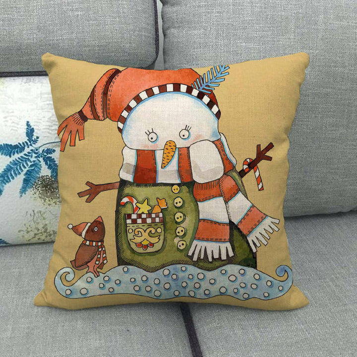 18" Poduszki Merry Xmas Pokrowiec na Poduszkę Dekoracyjna na Sofę