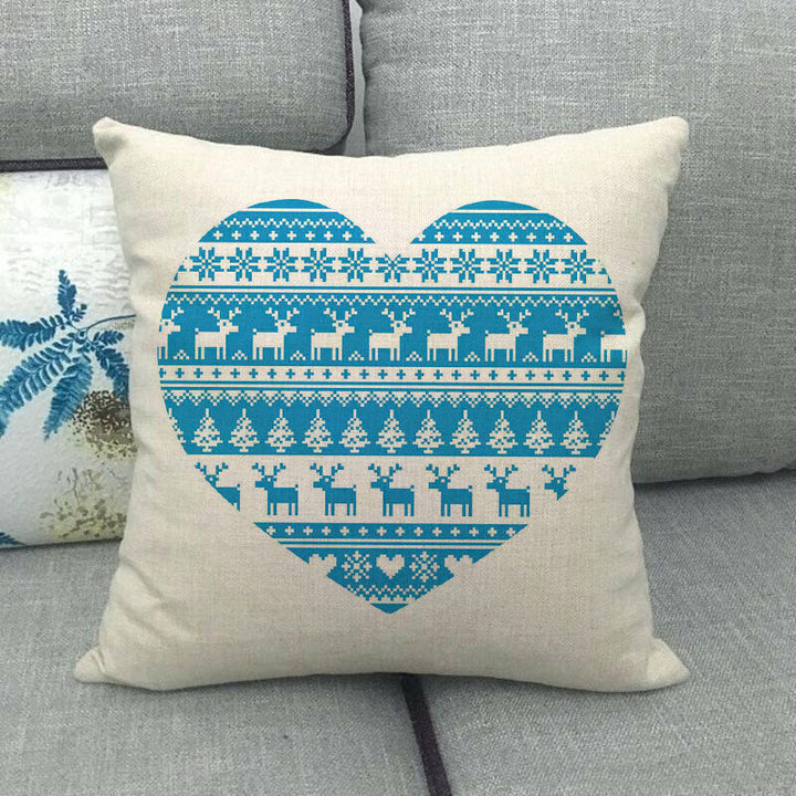 18" Poduszki Merry Xmas Pokrowiec na Poduszkę Dekoracyjna na Sofę