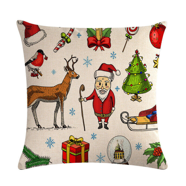 18" Poduszki Merry Xmas Pokrowiec na Poduszkę Dekoracyjna na Sofę