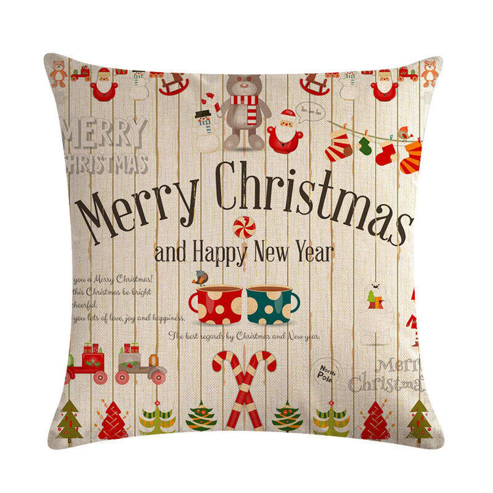 18" Poduszki Merry Xmas Pokrowiec na Poduszkę Dekoracyjna na Sofę