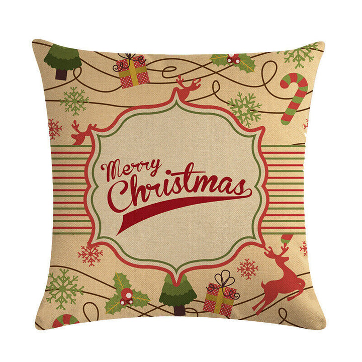 18" Poduszki Merry Xmas Pokrowiec na Poduszkę Dekoracyjna na Sofę