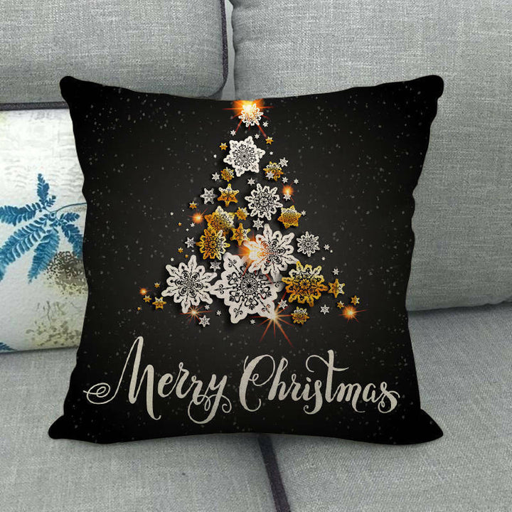18" Poduszki Merry Xmas Pokrowiec na Poduszkę Dekoracyjna na Sofę