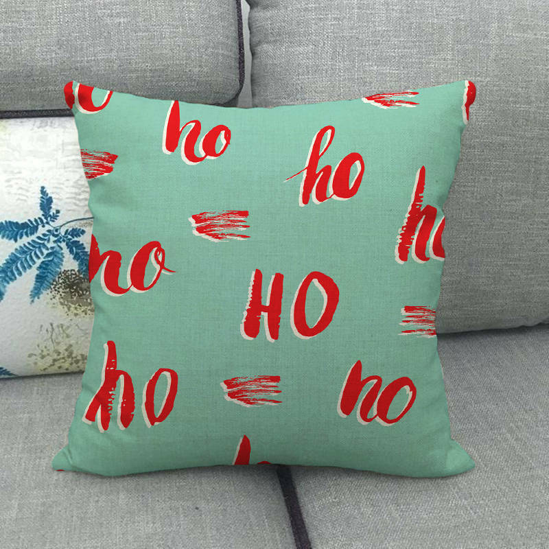 18" Poduszki Merry Xmas Pokrowiec na Poduszkę Dekoracyjna na Sofę