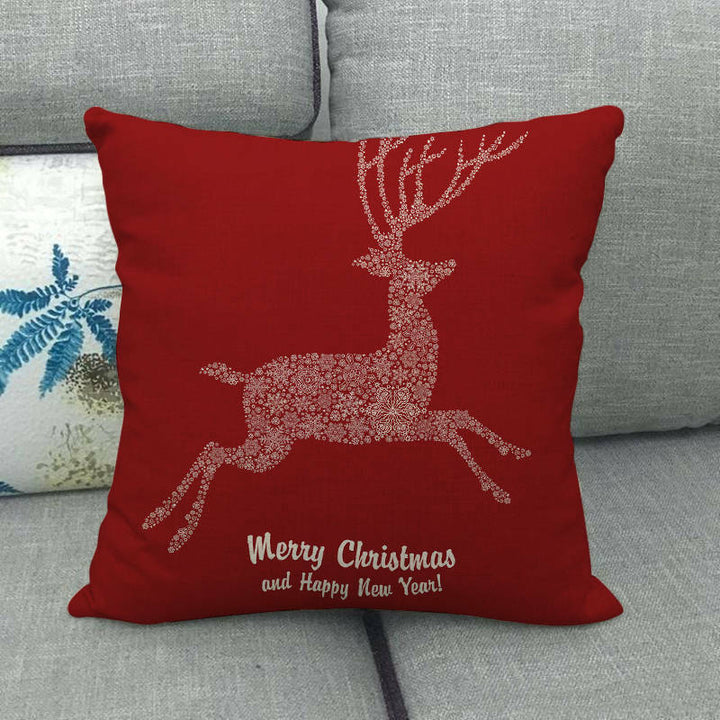 18" Poduszki Merry Xmas Pokrowiec na Poduszkę Dekoracyjna na Sofę