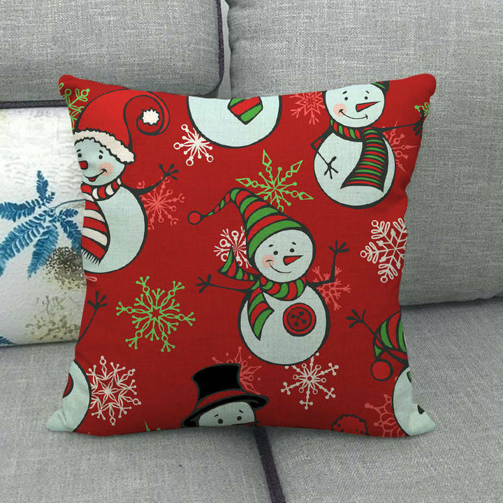 18" Poduszki Merry Xmas Pokrowiec na Poduszkę Dekoracyjna na Sofę