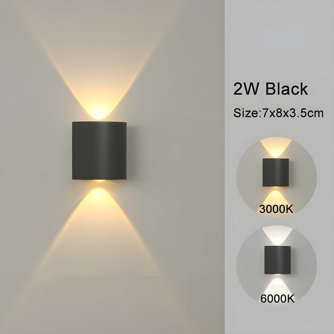 LED lampy ścienne do wnętrz i na zewnątrz