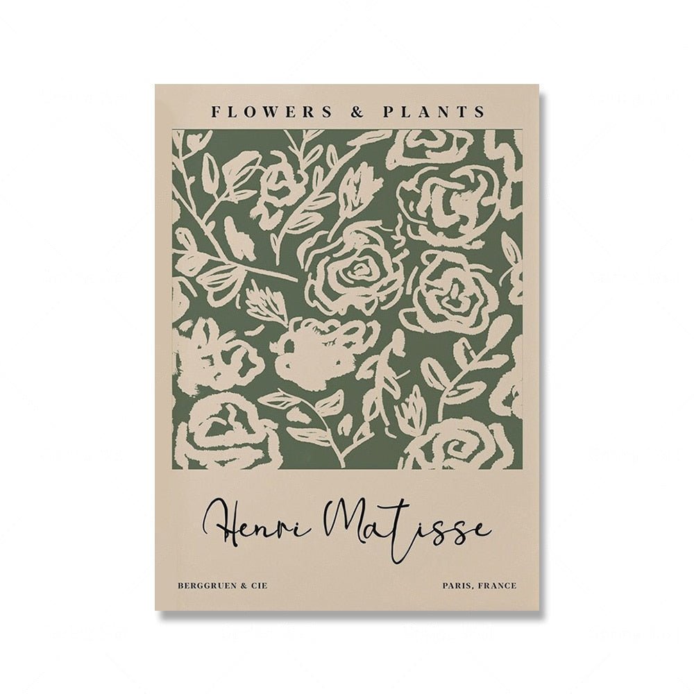Plakat wystawy Sage Green Matisse Yayoi Kusama