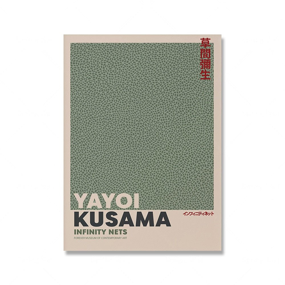 Plakat wystawy Sage Green Matisse Yayoi Kusama