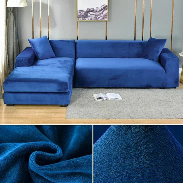 Pokrowiec na sofę Samtlux Velvet – Elegancki, rozciągliwy, zapewniający luksusowy komfort i ochronę