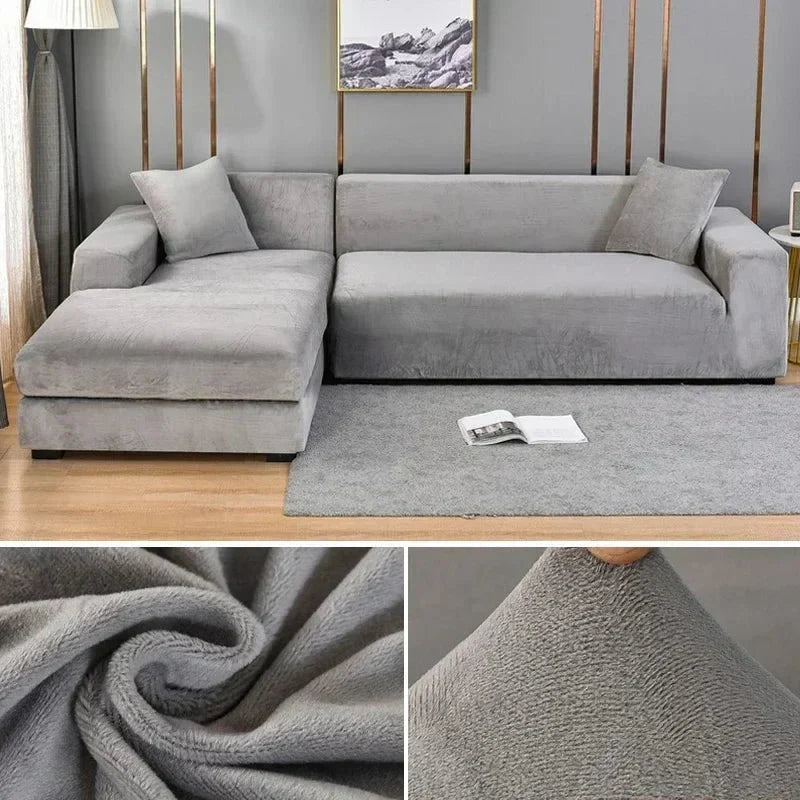 Pokrowiec na sofę Samtlux Velvet – Elegancki, rozciągliwy, zapewniający luksusowy komfort i ochronę