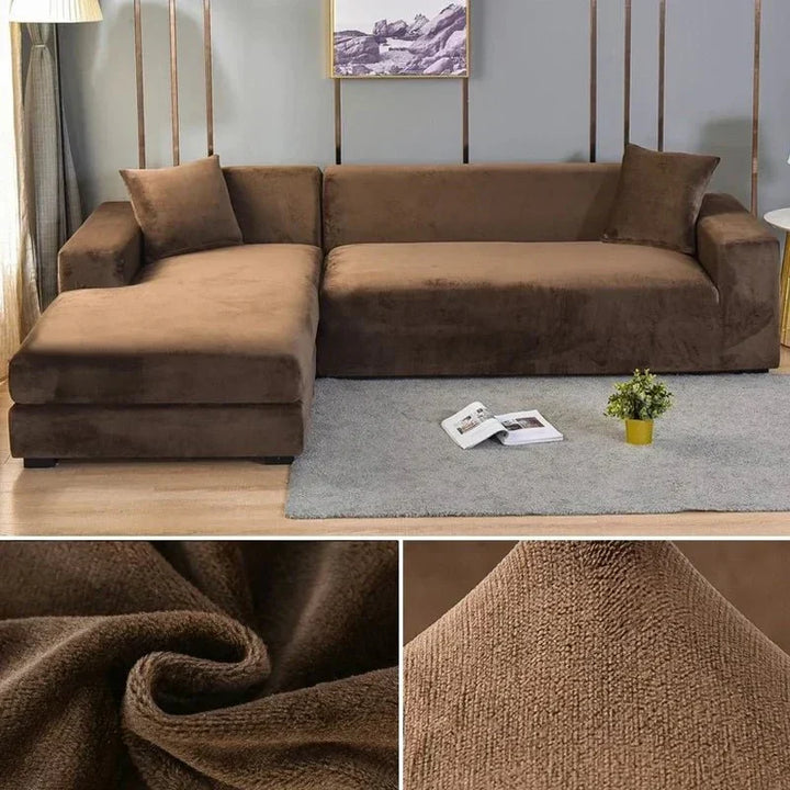 Pokrowiec na sofę Samtlux Velvet – Elegancki, rozciągliwy, zapewniający luksusowy komfort i ochronę