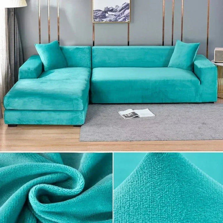 Pokrowiec na sofę Samtlux Velvet – Elegancki, rozciągliwy, zapewniający luksusowy komfort i ochronę