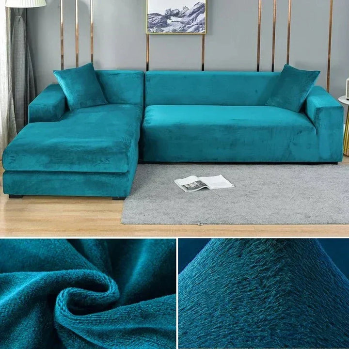 Pokrowiec na sofę Samtlux Velvet – Elegancki, rozciągliwy, zapewniający luksusowy komfort i ochronę