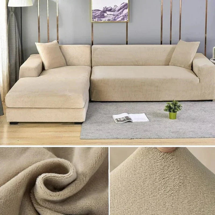 Pokrowiec na sofę Samtlux Velvet – Elegancki, rozciągliwy, zapewniający luksusowy komfort i ochronę