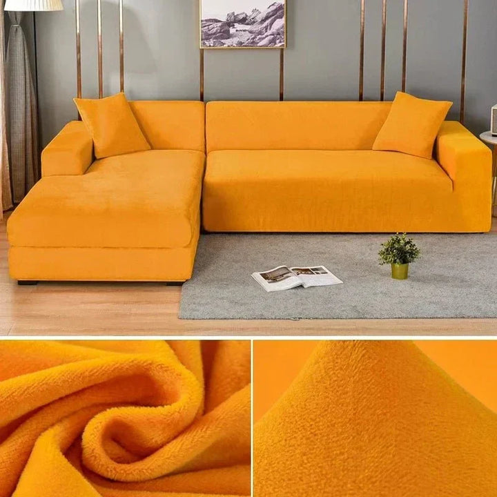 Pokrowiec na sofę Samtlux Velvet – Elegancki, rozciągliwy, zapewniający luksusowy komfort i ochronę