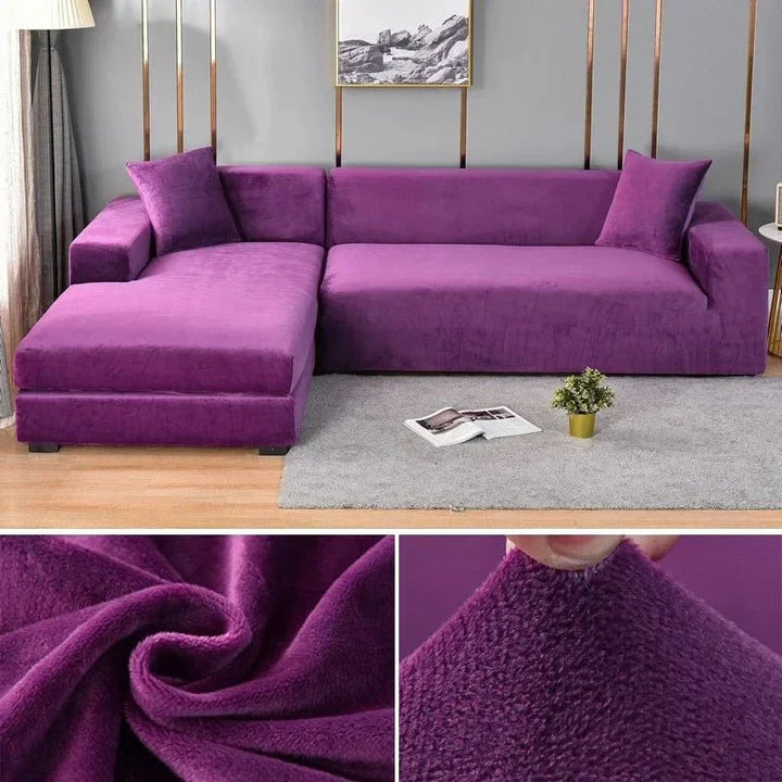 Pokrowiec na sofę Samtlux Velvet – Elegancki, rozciągliwy, zapewniający luksusowy komfort i ochronę