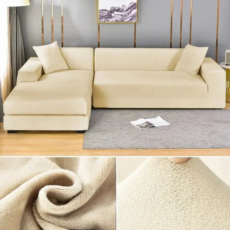 Pokrowiec na sofę Samtlux Velvet – Elegancki, rozciągliwy, zapewniający luksusowy komfort i ochronę
