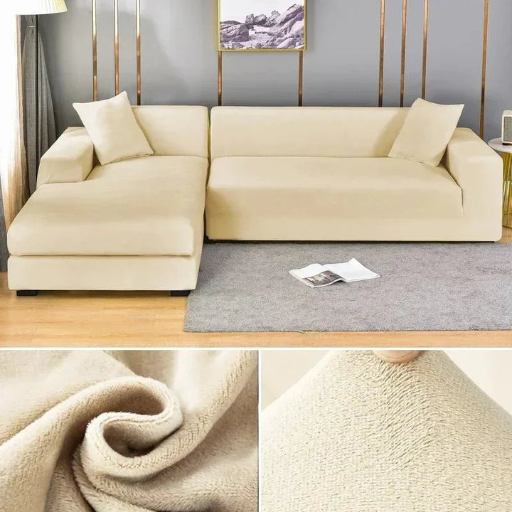Pokrowiec na sofę Samtlux Velvet – Elegancki, rozciągliwy, zapewniający luksusowy komfort i ochronę