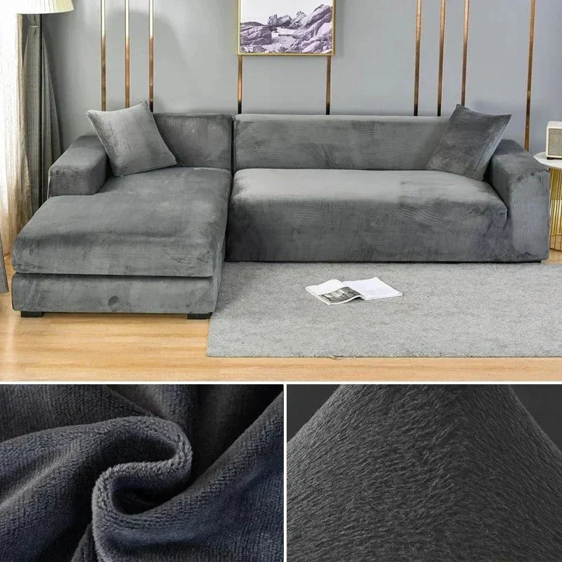 Pokrowiec na sofę Samtlux Velvet – Elegancki, rozciągliwy, zapewniający luksusowy komfort i ochronę