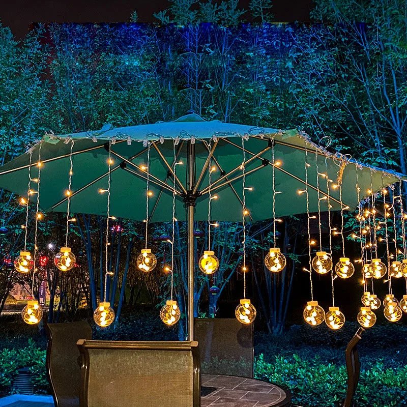 Lampki Solarne – Wiszące – elegancki design – zasilane energią słoneczną