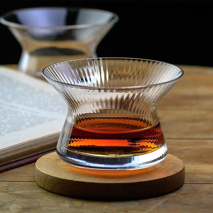 Lustro Obrotowe - Obrotowa Szklanka do Whisky