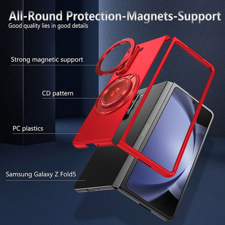 Magnetyczne etui na telefon z obrotowym stojakiem 360° dla Samsung Z fold &amp; flip 6/5/4/3