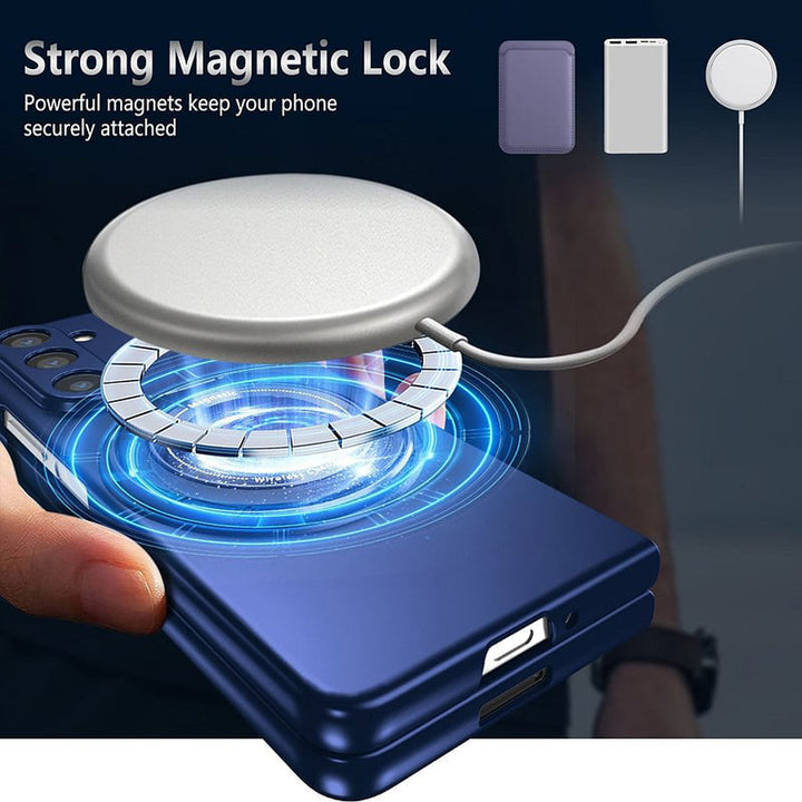 Magnetyczne etui na telefon z obrotowym stojakiem 360° dla Samsung Z fold &amp; flip 6/5/4/3